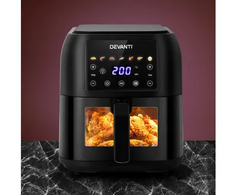 Devanti Air Fryer 8L LCD Fryers