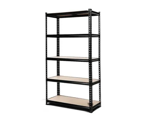 Giantz 1.5M Garage Shelving Warehouse Rack Pallet Racking Storage Shelve Black