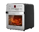 EUROCHEF 16L Digital Air Fryer Electric Airfryer Rotisserie Large Big Dry Cooker, Silver