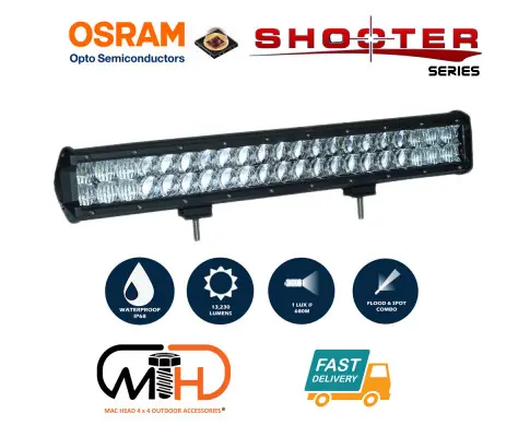 20inch Osram LED Light Bar 5D 126w Sopt Flood Combo Beam Work Driving Lamp 4wd