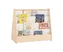 Jooyes Kids 4 Tier Wooden Display Bookcase With White Board And Storage