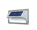 Solar Step Light – Warm White with Silver Case