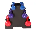 6-Piece Dumbbell Set with Rack