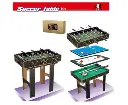 4 in 1 Soccer Table Football Pool Hockey Table Tennis for Kids 3+