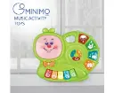 Gominimo Kids Piano Keyboard Music Toys with Snail Shape Design Green