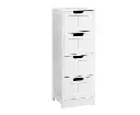 Artiss 4 Chest of Drawers - LEESA White