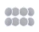 Giantz 6 Inch Ceiling Speakers In Wall Speaker Home Audio Stereos Tweeter 8pcs