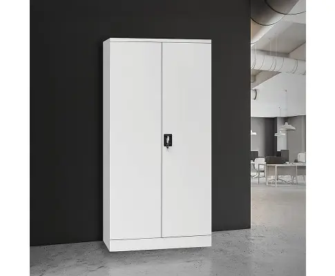 Two-Door Shelf Office Gym Filing Storage Locker Cabinet Safe