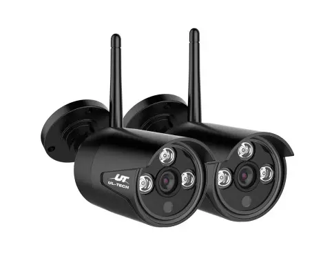 UL-tech Wireless CCTV 3MP 2 Cameras Bullet