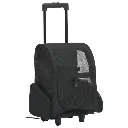 FOLDABLE MULTIPURPOSE PET TROLLEY BLACK