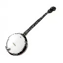 KARRERA 5 STRING RESONATOR BANJO - BROWN