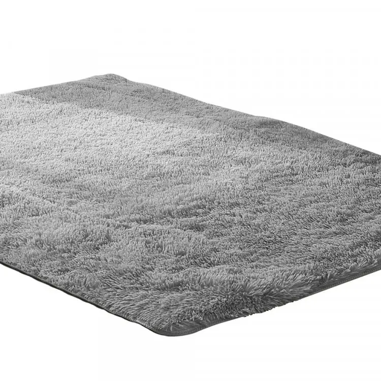 SHAGGY FLOOR CONFETTI RUG GREY 200X230CM