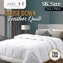 LAURA HILL 700GSM GOOSE DOWN FEATHER COMFORTER DOONA - SUPER KING