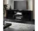 Artiss Entertainment Unit TV Cabinet LED 160cm Black Bobi