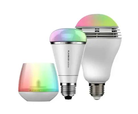 MiPow Playbulb STUDIO Gift Set Novelty LED Light Bulb & Candle Bluetooth Audio