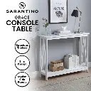 SARANTINO GRACE A-FRAME CONSOLE TABLE - WHITE