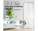 EKKIO Kitchen Storage Cabinet (White)