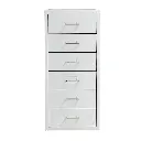 Levede 6 Drawer Office Cabinet Drawers White