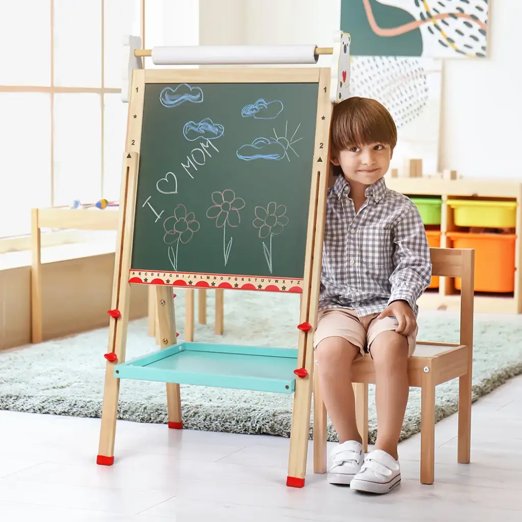 Bopeep Kids Easel Drawing Magnetic Board