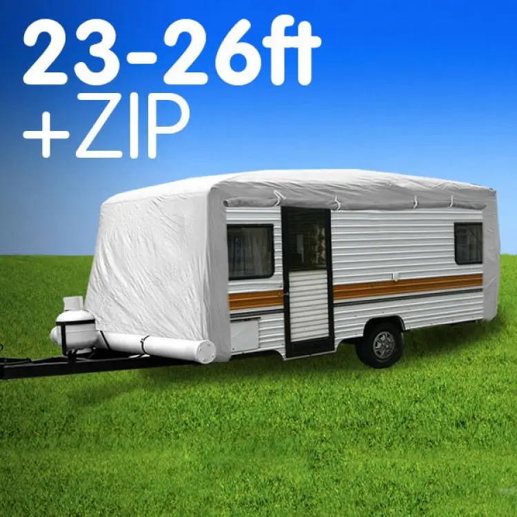 CARAVAN COVER WITH ZIP 23-26 FT