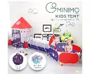 GOMINIMO Kids 3 in 1 Spaceship Tent (Purple and Red)