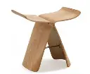 NNEOBA Creative Wood Butterfly Stool