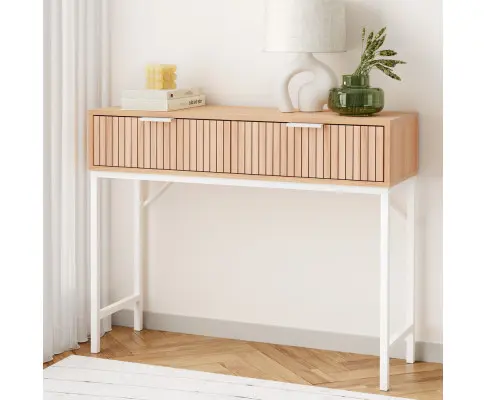 Artiss Console Table 2 Drawers 92CM