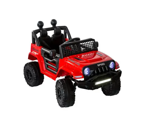 Jeep Inspired Remote Controlled Ride-on Electric Car (Red)