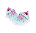 Infants Girls Skechers Dreamy Dancer - Sweet Energy Aqua/Pink Toddler Shoes US 5