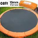 KAHUNA REPLACEMENT TRAMPOLINE SPRING SAFETY PAD - 8FT ORANGE