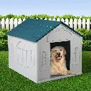 PaWz Dog Kennel Outdoor Indoor Pet Plastic XL Blue