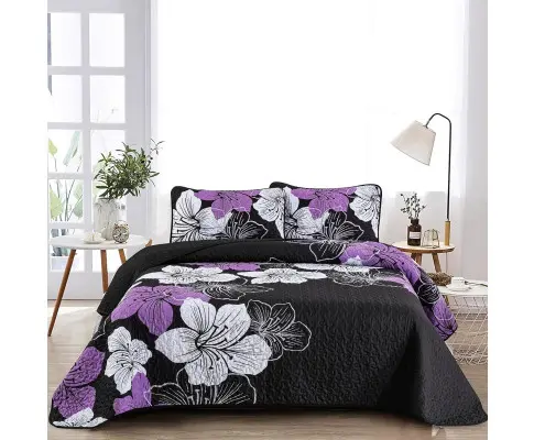 Majestic Quilted Bedspread and Pillowcases Set: Unmatched Beauty and Comfort - Queen size