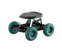 Gardeon Garden Cart Rolling Stool with Wheels Gardening Helper Seat Farm Yard