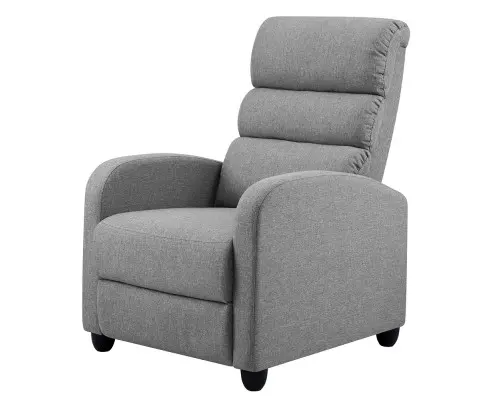 Artiss Recliner Armchair Grey Fabric Bolivia