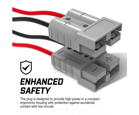 10x Anderson Plug Anderson Style Plug Connectors 50AMP 6AWG 12-24V DC Power Tool