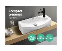 Cefito Bathroom Basin Ceramic Vanity Sink Hand Wash Bowl 45x23cm