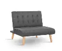 Artiss Linen Sofa Bed Lounge Chair Single Seater Modular Bed Set