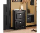 Shoe Cabinet 2 Drawers Storage Cupboard Black