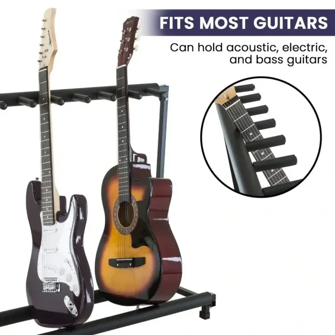 KARRERA STEEL MULTI GUITAR STAND FOR 7 GUITARS