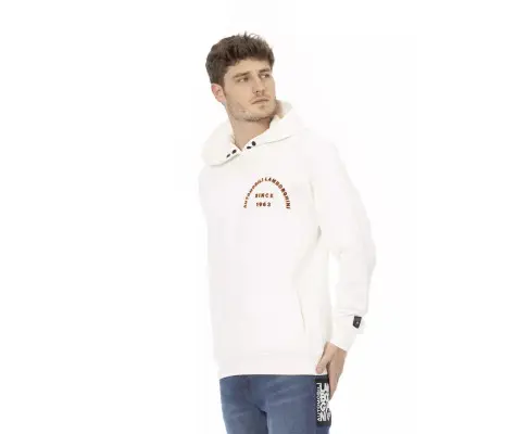 Automobili Lamborghini Hoodie with Pockets and Front Print L Men