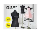 Embellir Female Mannequin Dummy Model Dressmaker Clothes Display Torso Tailor BK