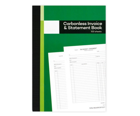 YES4HOMES 12 x 100 Pages Carbonless Invoice Book and Statement