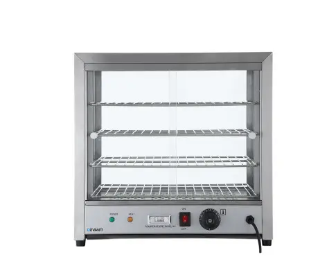 Devanti Commercial Food Warmer Hot Display Showcase Cabinet 54cm