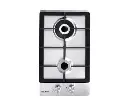 Devanti Gas Cooktop 30cm 2 Burner Silvir