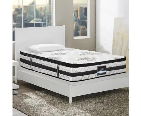 Giselle Bedding 34cm Mattress Euro Top Pocket Spring King Single