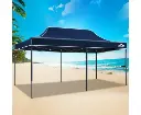 Instahut Gazebo Pop Up Marquee 3x6m Folding Tent Wedding Outdoor Camping Canopy Gazebos Shade Navy