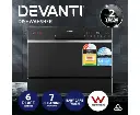 Devanti 6 Place Settings Benchtop Dishwasher