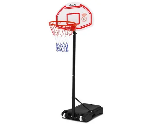 Portable Basketball Stand System Hoop Height Adjustable Net Ring