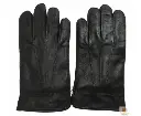 DENTS Sheepskin Leather Men Gloves with Detail - Brown Small