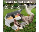 5KG 7.5L Garden Farm Automatic Food Storage Box Stand Chicken Feeder Poultry